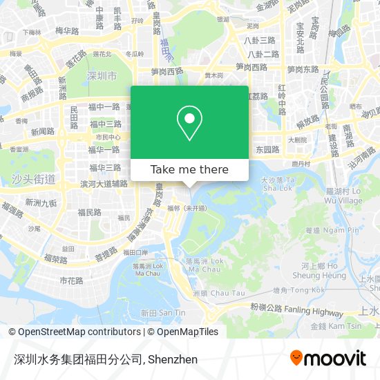 深圳水务集团福田分公司 map