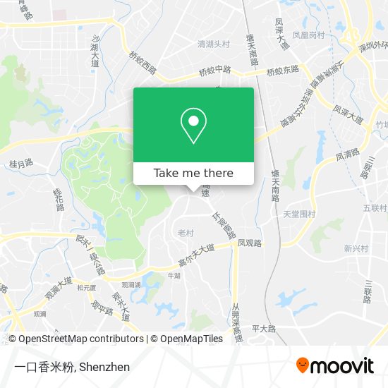 一口香米粉 map
