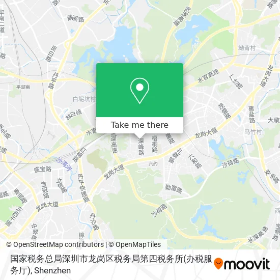 国家税务总局深圳市龙岗区税务局第四税务所(办税服务厅) map
