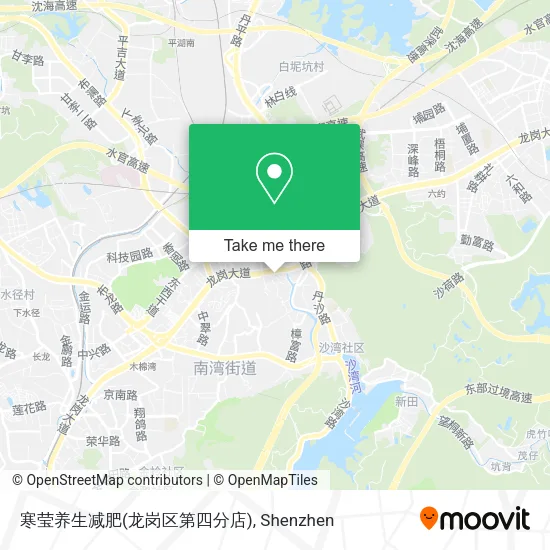 寒莹养生减肥(龙岗区第四分店) map