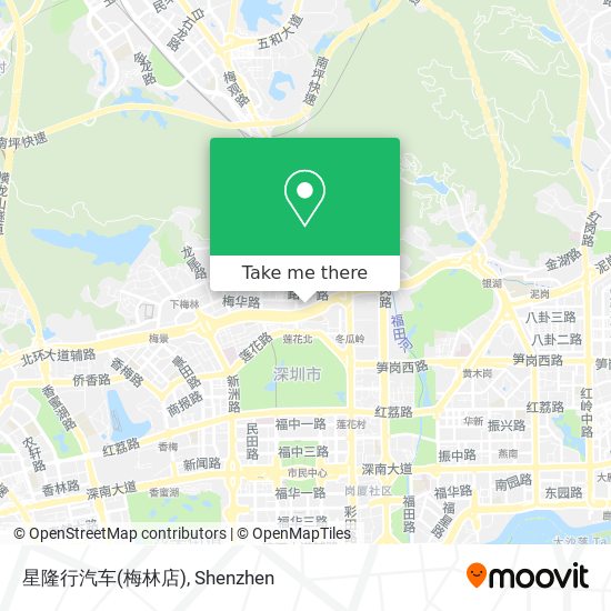 星隆行汽车(梅林店) map