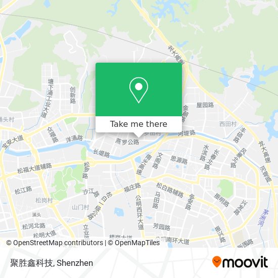 聚胜鑫科技 map