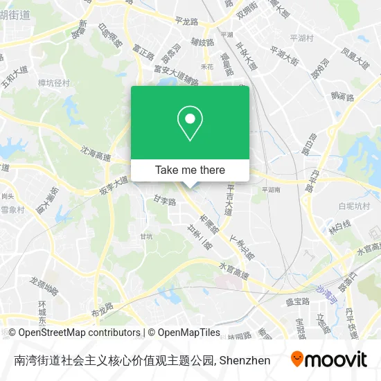 南湾街道社会主义核心价值观主题公园 map