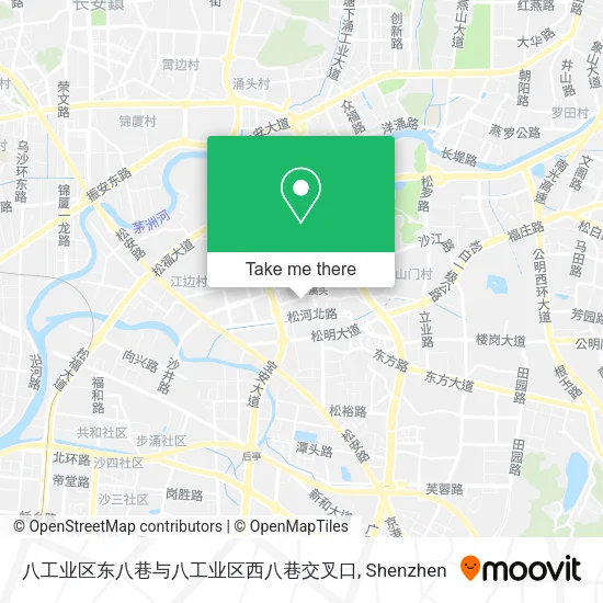 八工业区东八巷与八工业区西八巷交叉口 map