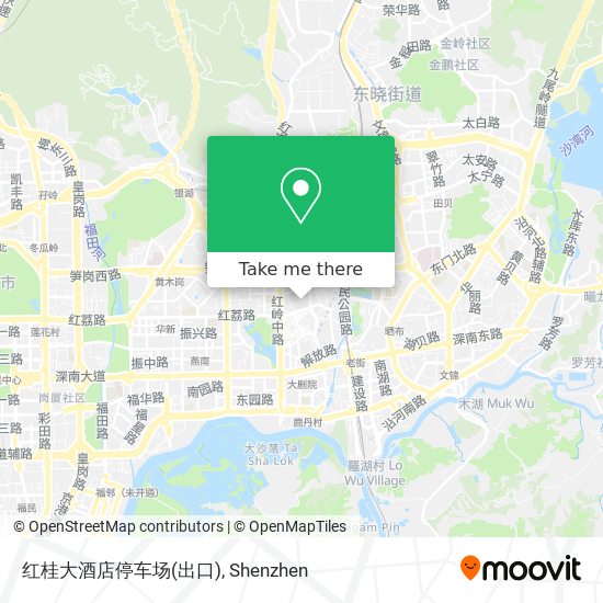 红桂大酒店停车场(出口) map