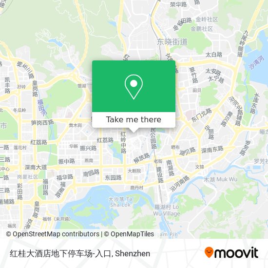 红桂大酒店地下停车场-入口 map