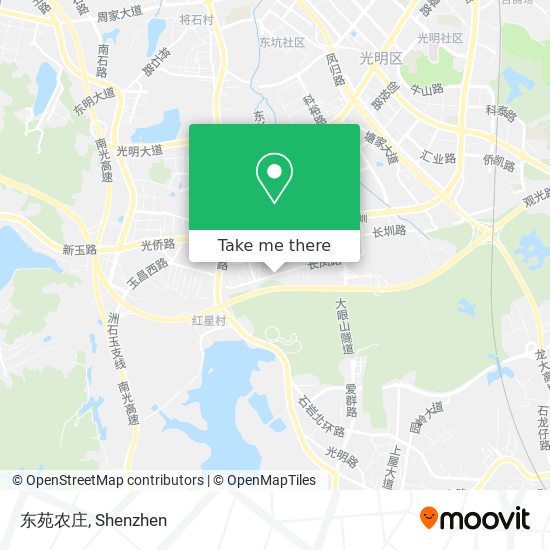 东苑农庄 map