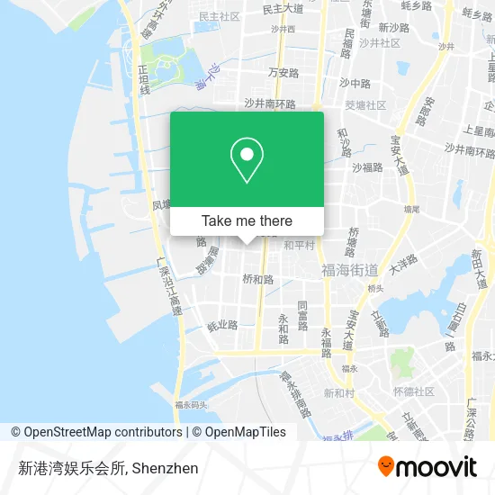 新港湾娱乐会所 map