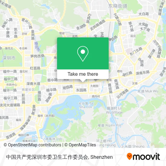 中国共产党深圳市委卫生工作委员会 map