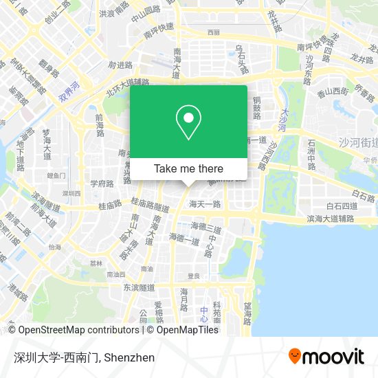 深圳大学-西南门 map