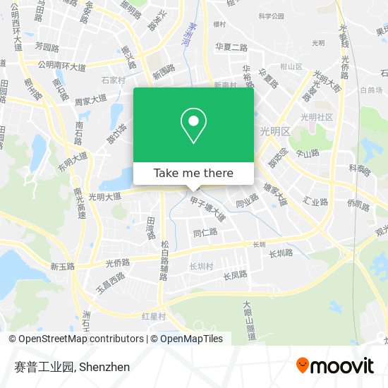 赛普工业园 map
