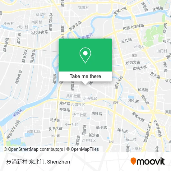 步涌新村-东北门 map