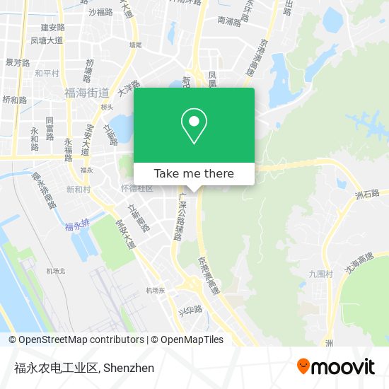 福永农电工业区 map