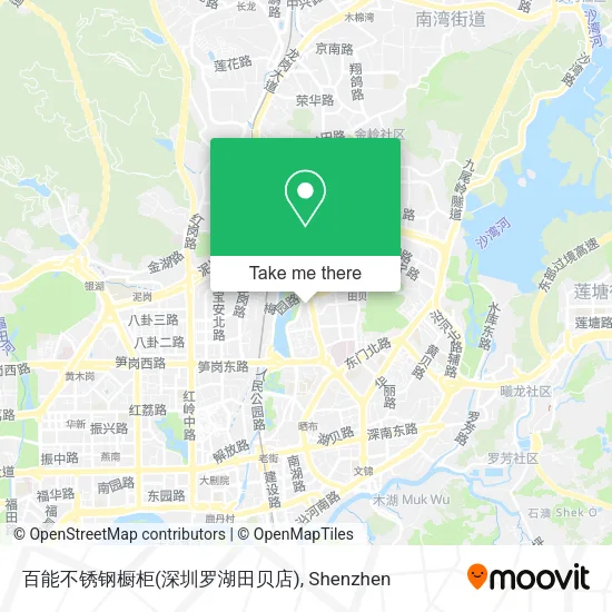 百能不锈钢橱柜(深圳罗湖田贝店) map
