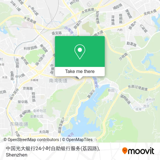 中国光大银行24小时自助银行服务(荔园路) map