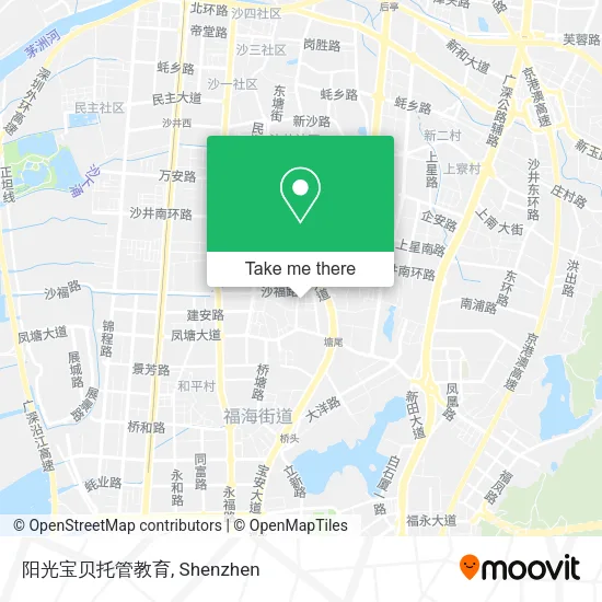 阳光宝贝托管教育 map