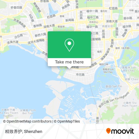 精致养护 map