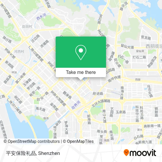 平安保险礼品 map