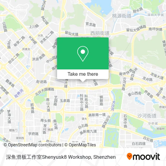 深鱼滑板工作室Shenyusk8 Workshop map