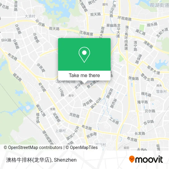 澳格牛排杯(龙华店) map