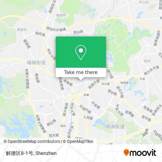 解腰区8-1号 map