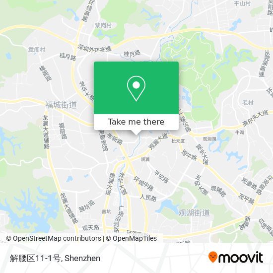 解腰区11-1号 map