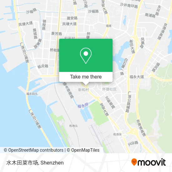 水木田菜市场 map
