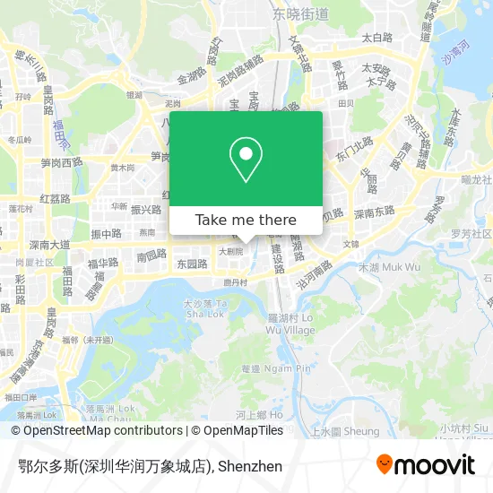 鄂尔多斯(深圳华润万象城店) map