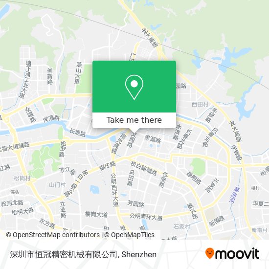 深圳市恒冠精密机械有限公司 map