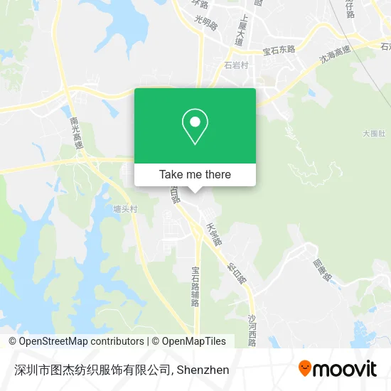 深圳市图杰纺织服饰有限公司 map