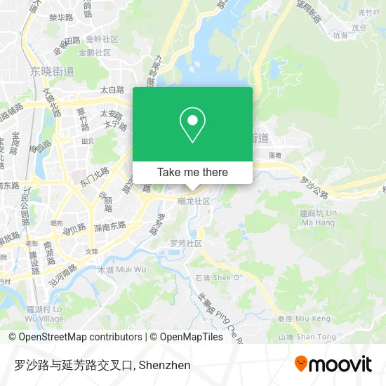 罗沙路与延芳路交叉口 map