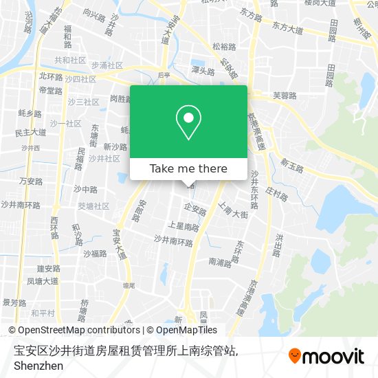 宝安区沙井街道房屋租赁管理所上南综管站 map