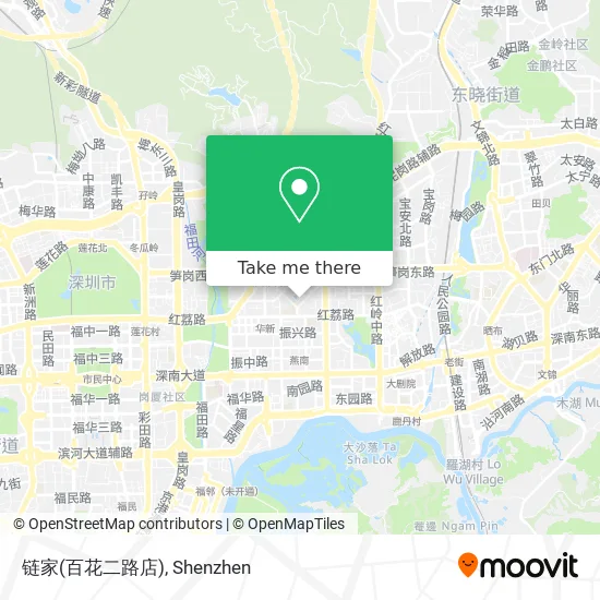 链家(百花二路店) map