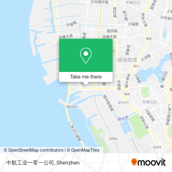 中航工业一零一公司 map