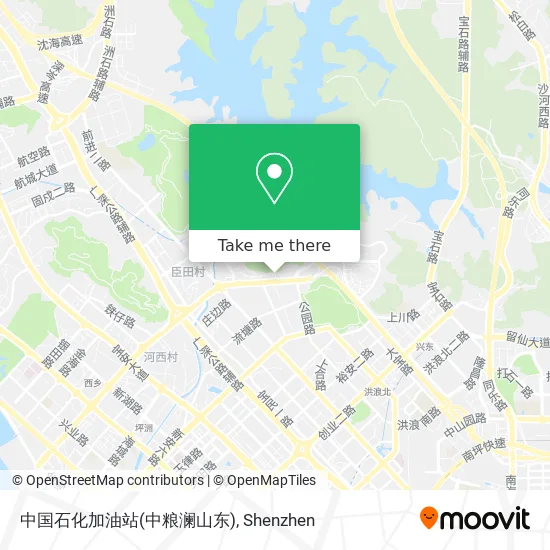 中国石化加油站(中粮澜山东) map