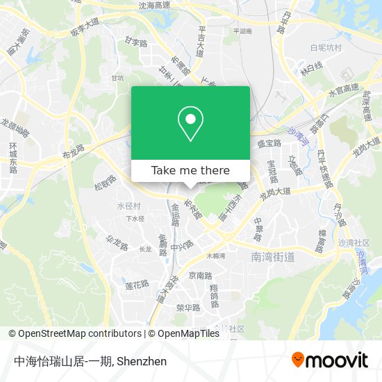 中海怡瑞山居-一期 map