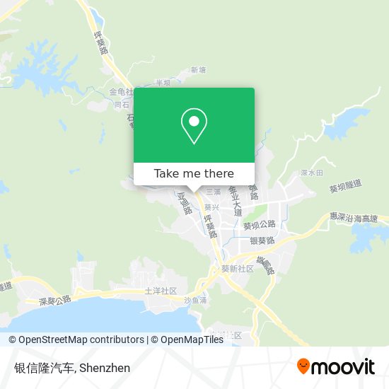 银信隆汽车 map