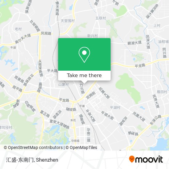 汇盛-东南门 map