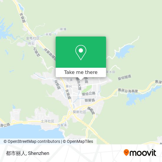 都市丽人 map