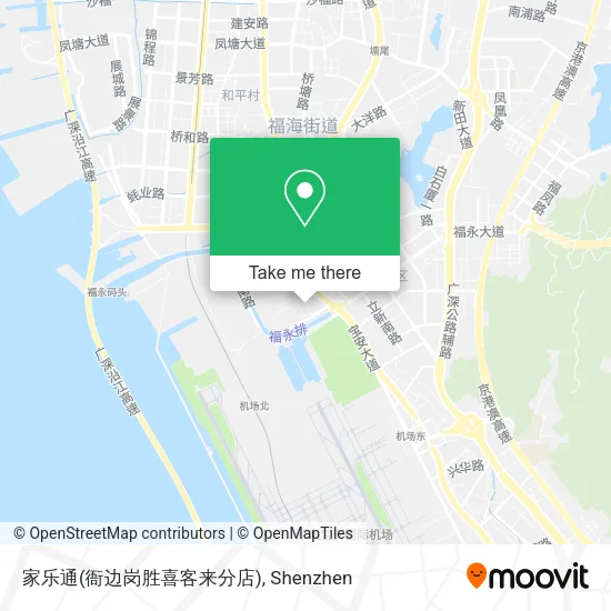 家乐通(衙边岗胜喜客来分店) map