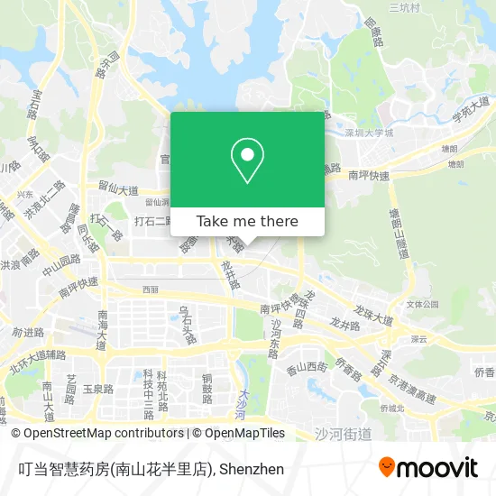 叮当智慧药房(南山花半里店) map