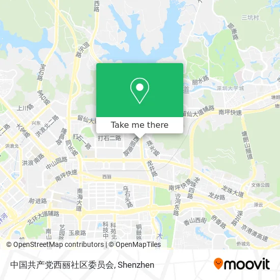 中国共产党西丽社区委员会 map