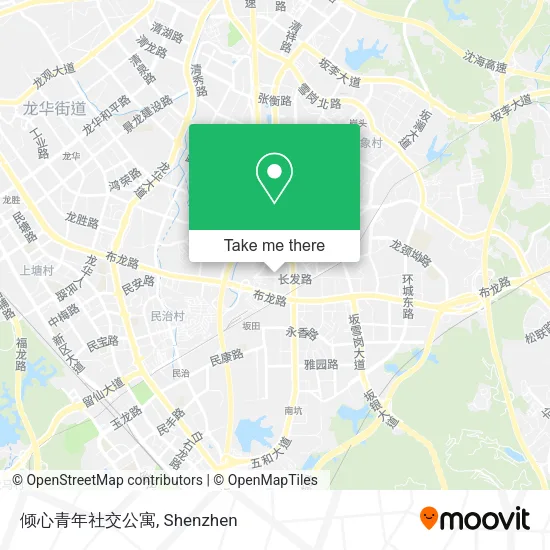 倾心青年社交公寓 map