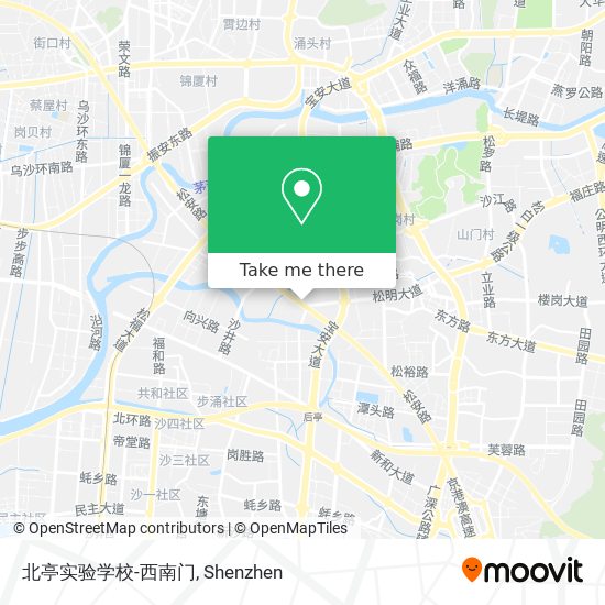 北亭实验学校-西南门 map