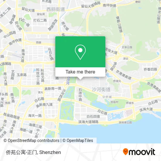 侨苑公寓-正门 map