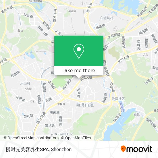 慢时光美容养生SPA map
