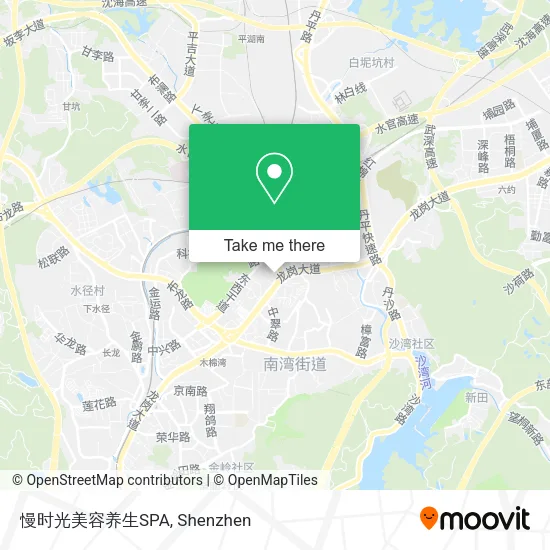 慢时光美容养生SPA map