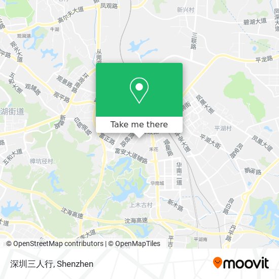 深圳三人行 map