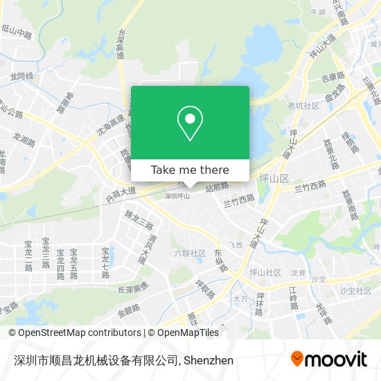 深圳市顺昌龙机械设备有限公司 map