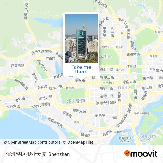深圳特区报业大厦 map